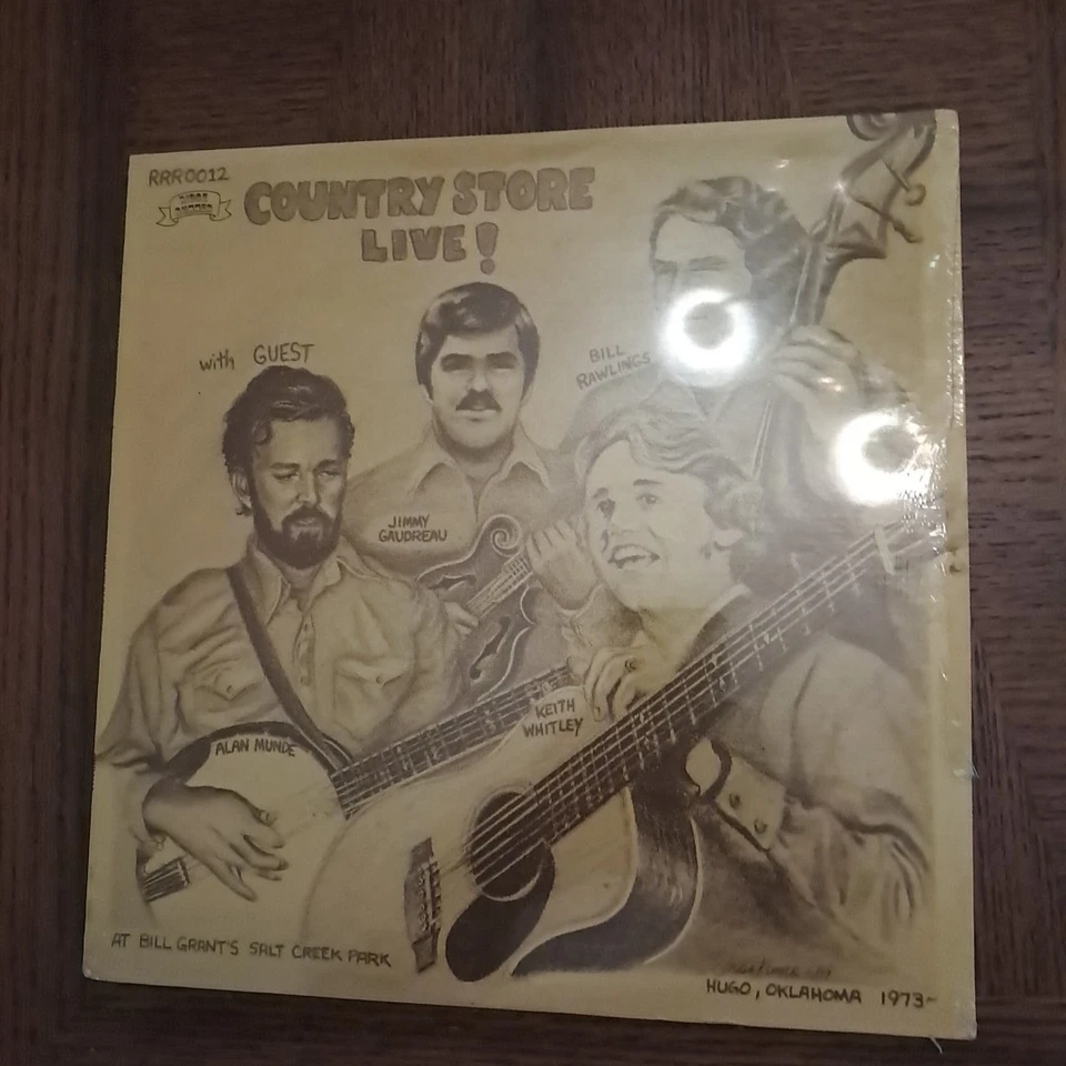Country Store Live at Bill Grant's Salt Creek Park LP Keith Whitley 1977 Sealed! - Image 1 of 2