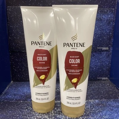 2 Pack Pantene Pro-V Radiant Color Shine Conditioner 72 Hr Hydration 10.4 fl oz - Image 1 of 2