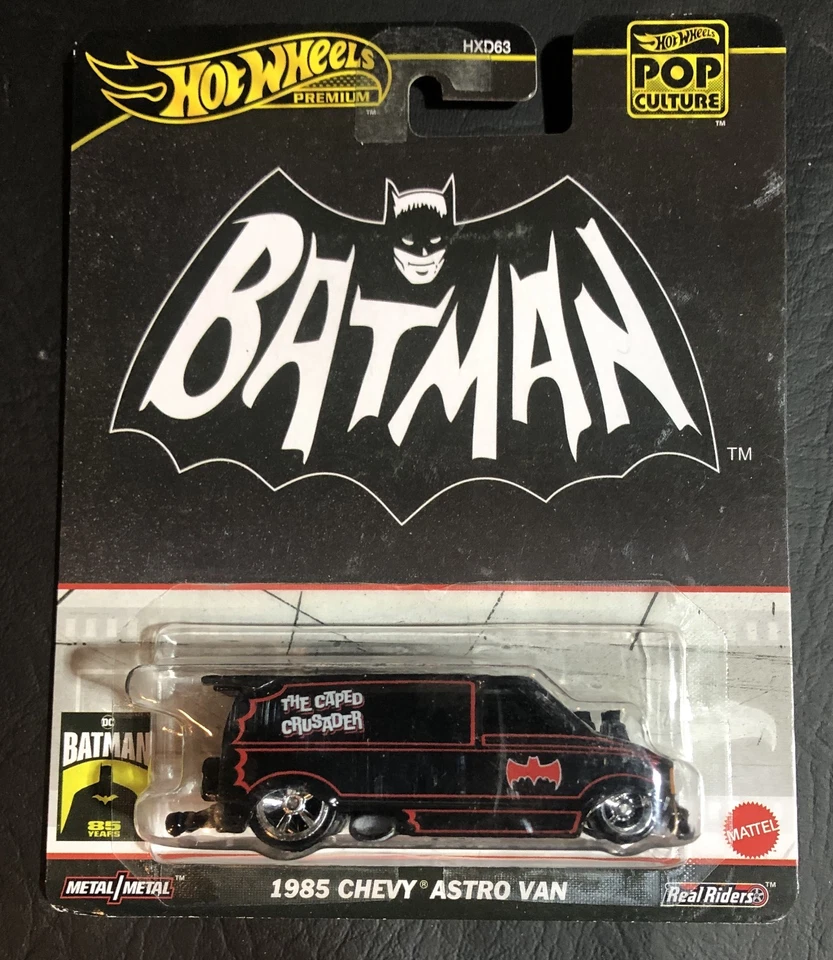 Hot Wheels pop culture 1985 Chevy Astro van Batmobile - Image 1 of 1