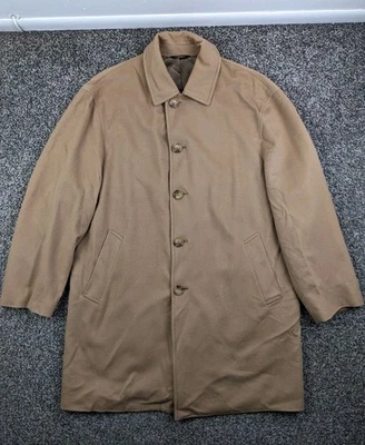 Brooks Brothers x Loro Piana 大衣 Brooksstorm 羊毛骆驼 米色 棕褐色 40S 意大利 — 第 1/4 张图片