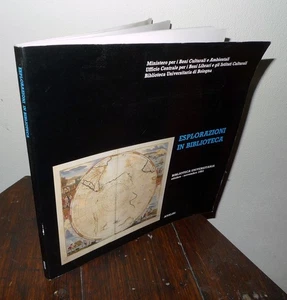 ESPLORAZIONI IN BIBLIOTECA.Catalogo Bib.,Universitaria Bologna '91[libri viaggio - Imagen 1 de 9