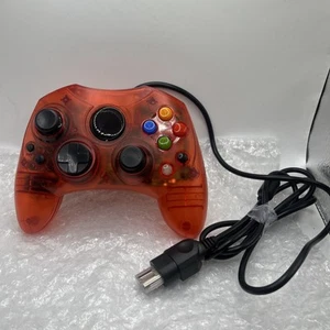 Old Skool Red See-Through Wired S-Type Controller for Original Xbox Brand New - Picture 1 of 13