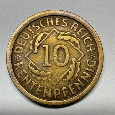 1924 Germany 10 Rentenpfennig - Coin #C-045 - Image 1 of 2
