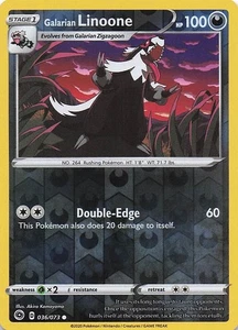 Galarian Linoone Common Reverse Holo Champion's Path 36/73 NM - Picture 1 of 2