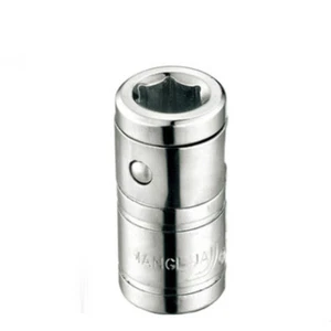 1/4" square hole to 1/4" 6.3mm 2Pcs Hex Screwdriver Bit Adapter Holder Socket - Picture 1 of 9