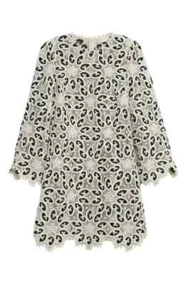 NWT Zimmermann Ottie Lace Embroidered Shift Mini Dress Size 2 AU/8 US - Image 1 of 4