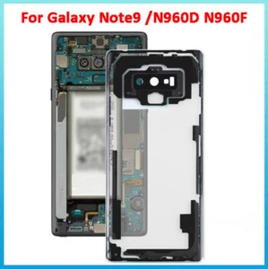 Funda Carcasa Puerta Trasera Batería Vidrio Transparente Para Galaxy Note9/N960D N960F - Imagen 1 de 6