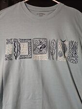 Clearwater Outfitters Medium T-shirt NWT Light Blue Graphic Crew Neck