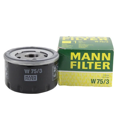 Juego de 2 filtros de aceite de motor OEM Mann con 75/3 para Ford GM Nissan Mazda Suzuki Foto 1 de 4