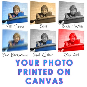 Canvas Print Photo on a Boxed CANVAS 12"x16" - 38mm thick frame FREE Editing - Picture 1 of 2