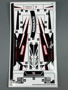 Foglio Adesivo per LEGO Set 76896 Speed Champions Nissan GT-R NISMO Decalcomanie - Foto 1 di 5