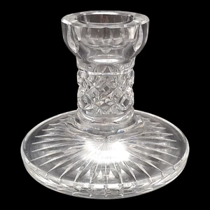 Waterford geschliffenes Bleikristall Kerzenständer - 4,5" Vintage Irland klarer Diamant - Bild 1 von 9