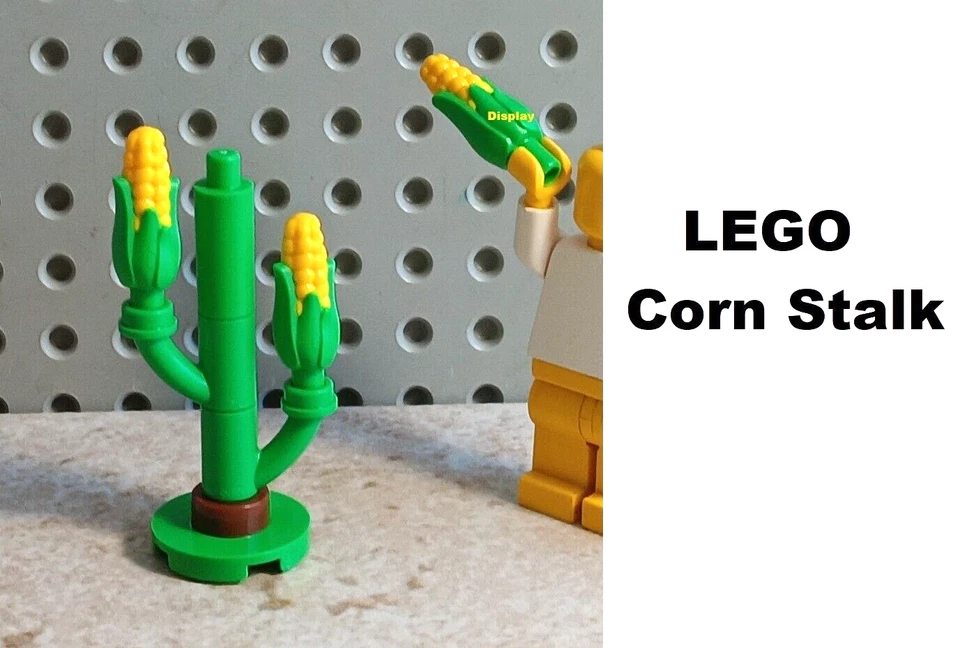 New LEGO Corn Stalk Halloween Maze 2 Ears Miniature Food Rows Vegetable - Image 1 of 1