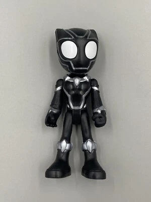 Marvel Spidey Amazing & His Friends Black Panther Figure 2021 Hasbro 4" - Image 1 of 4