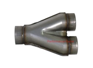 4" / 4" Y Pipe Stainless Steel Universal Custom Performance Exhaust Diesel 409SS - Picture 1 of 2