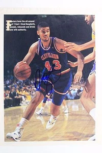 Brad Daugherty Cavs North Carolina Autographed Signed 1991 Magazine Page 16I - Picture 1 of 3