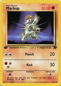 Machop #59/82 - Team Rocket - 1. Edition - Pokémon TCG - LP - Bild 1 von 2