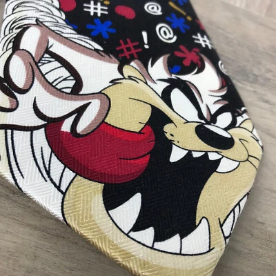 Vtg 90s Looney Tunes ~ Neck Tie Tasmanian Devil Necktie ~ Taz Cartoon - Изображение 1 из 4