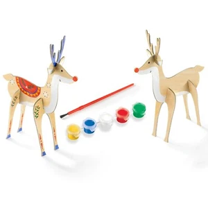 Reindeer Wood Painting Craft Kit (3903433) - Picture 1 of 1