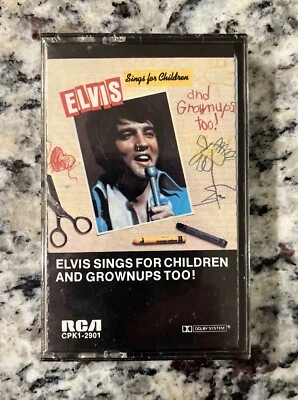 Elvis Presley: Elvis Sings For Children And Grownups Too (Sealed) (RCA Cassette) - Image 1 of 3