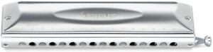 SUZUKI Chromatic harmonica S-64C Sirius series Long stroke Key C from JAPAN F/S