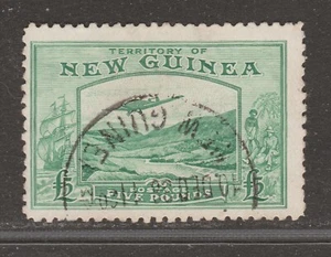 1935 New Guinea £5 Bulolo Sg 204 £450 FU - Picture 1 of 2