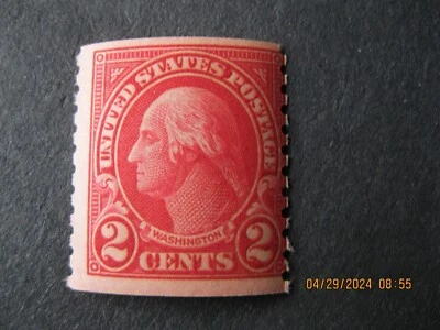 US Scott #599 (MNHOG) -1923-29 Definitive Coil - Perforated 10 Vertically - Image 1 of 3