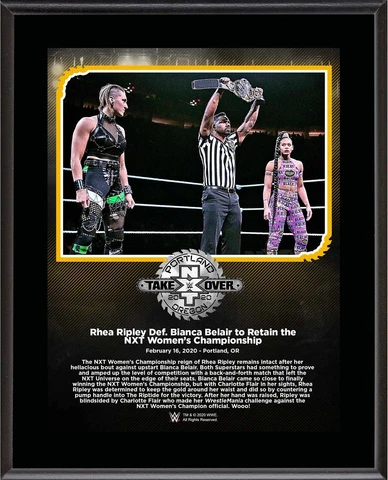Rhea Ripley World Wrestling Entertainment 10.5" x 13" NXT TakeOver Cover