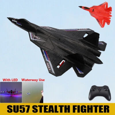 SU57 2.4G 3-Axis Remote Control RC Plane Gyro Glider Fixed Wing Fighter Airplane - Image 1 of 4