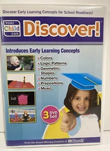 Your Child Can Discover! - Introduces Early Learning Concepts-(3 DVD Set) - Picture 1 of 4