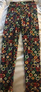 LuLaRoe Niños Leggings Lg/XL Nuevo Cascanueces/Pantalones de Navidad Pijama Comodidad - Imagen 1 de 2