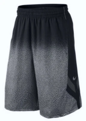 Pantalones Cortos Largos de Baloncesto NIKE Light Them Up Negros Plateados Reflectantes para Hombres 2XL XXL Foto 1 de 4