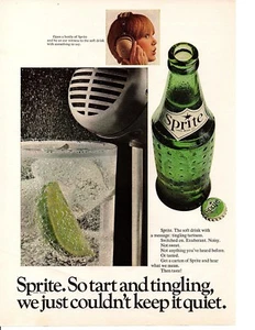 1967 SPRITE SOFT DRINK ~ CLASSIC ORIGINAL 1960'S AD - Picture 1 of 1