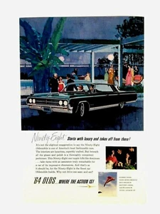 1964 Oldsmobile 98 Ninety Eight Print Ad GM - Picture 1 of 2