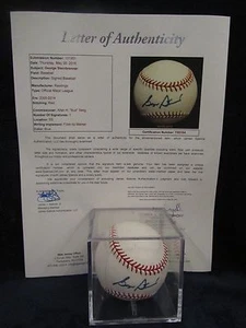 George Steinbrenner (D 2010) Autographed OML (Selig) Baseball – Full JSA L.O.A. - Picture 1 of 12