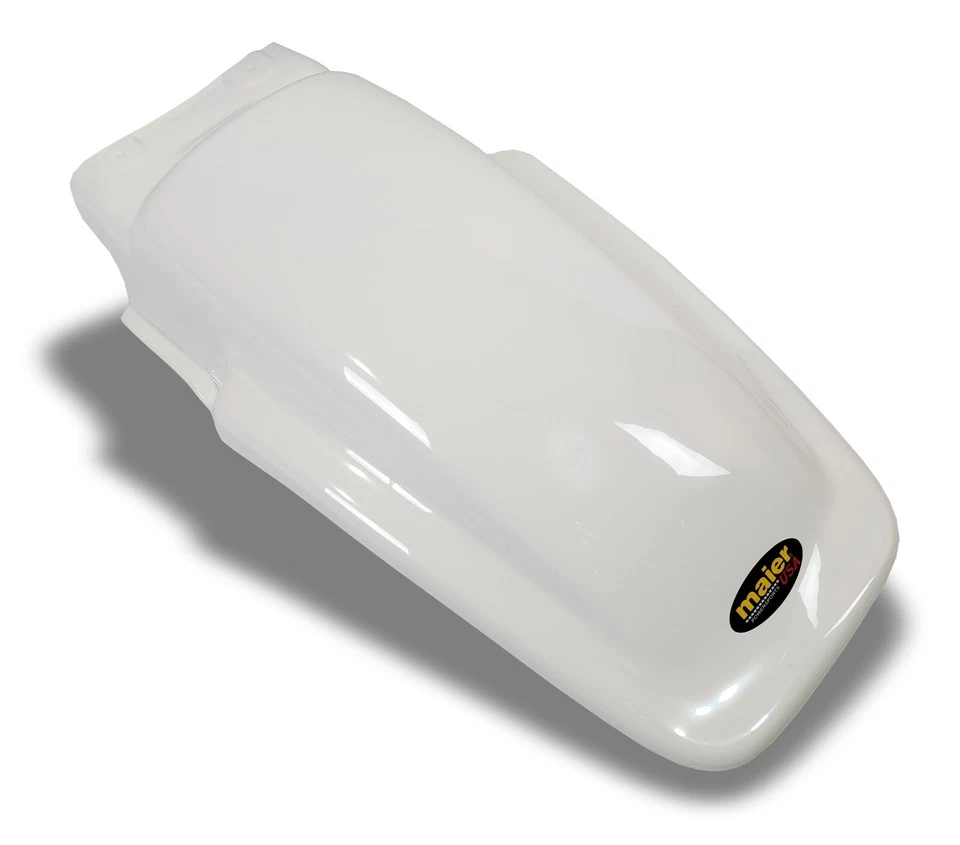 NEW HONDA XR 200R 90-03 MAIER WHITE PLASTIC REAR MOTORCYCLE FENDER MUD GUARD - Image 1 of 1