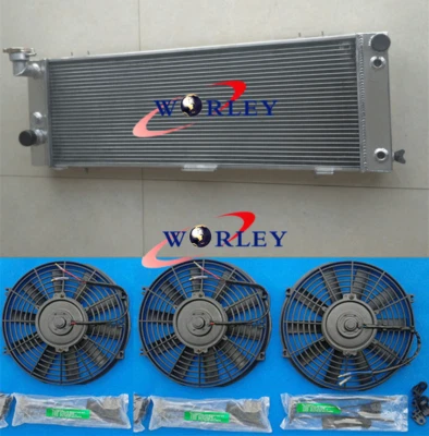 Radiador y ventiladores para Jeep Cherokee XJ 1994-01 4,0 L V6 gasolina RHD tracción derecha Foto 1 de 4