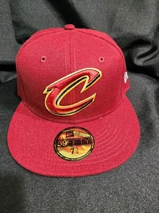 New Era Cleveland Cavaliers Mens 59FIFTY Fitted Hat Size 7 3/8 LeBron James nba - Picture 1 of 2