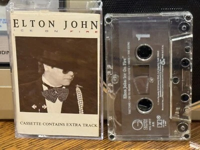 ELTON JOHN Ice On Fire Cassette Tape 1985 TESTED - Image 1 of 3