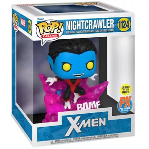 Funko POP! X-Men Teleporting Nightcrawler #1124 GITD Deluxe Exclusive - Picture 1 of 3