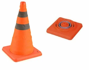 18" Pop Up Travel Safety Cone Collapsible Driving Emergency Accident Traffic - Picture 1 of 1