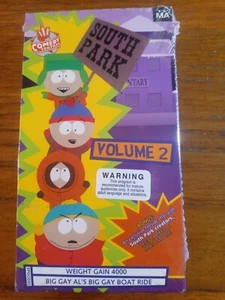 South Park - Volume 2 (Two) -- (VHS Tape, 1998) Big Gay Al SEALED - Picture 1 of 2