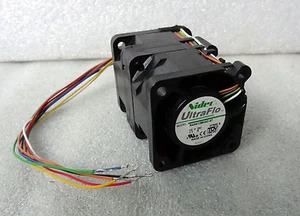 NEW Nidec UltraFlo 40mm x 56mm Fan 12V 8 Wire Bare Leads 40x56mm R40W12BHAC-57 - Picture 1 of 7