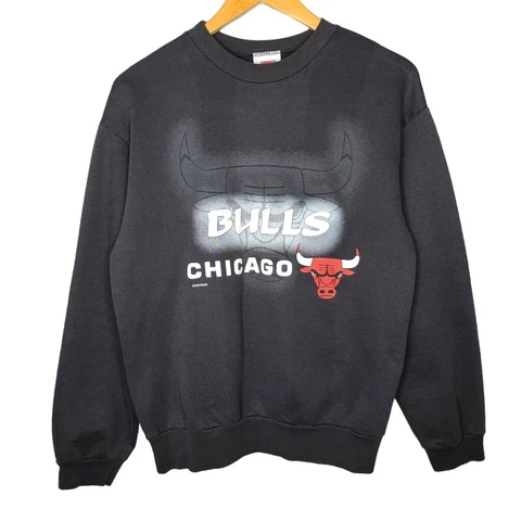 Vintage Chicago Bulls Sweatshirt NBA Basketball 90s Size Medium Cover