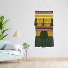 Handmade woven Indian Wall Decor Tapestries Large Green One Of Kind Wall Hanging