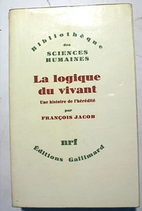 BIOLOGIE/LA LOGIQUE DU VIVANT/HISTOIRE DE L HEREDITE/F.JACOB/NRF/1970 - Picture 1 of 1