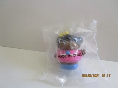 LITTLE TIKES=AFRICAN/AMERICAN GIRL WITH PINK DRESS/YELLOW RIBBON=ORIGINAL WRAPPE - Image 1 of 2