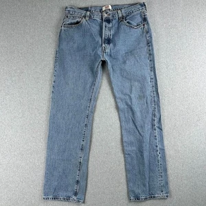 Pantalones de mezclilla Levis 501 XX para hombre 36x34 (32x32) azul desvanecido botón mosca pierna recta occidental - Imagen 1 de 14