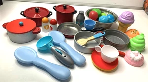 MIXED LOT OF CHILDRENS PLAY KITCHEN FOOD SAUCEPANS BUNDLE(D5) - Imagen 1 de 4