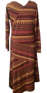 Joe Browns Damen Größe 16 UK Kleid Herbst Asymmetrisch Geometrisch Langarm.    - Bild 1 von 6